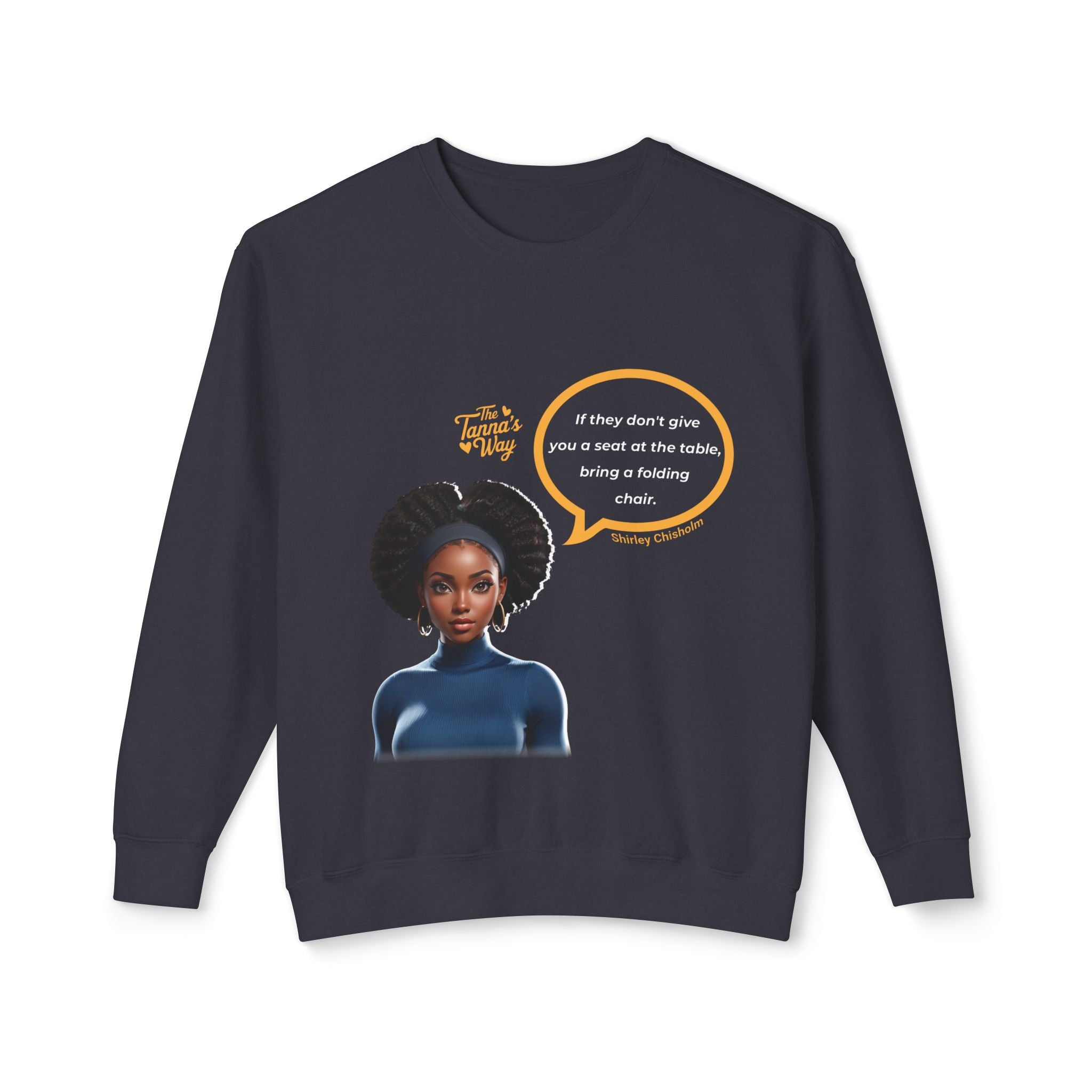 Shirley Chisholm 2  | Unisex Lightweight Crewneck Sweatshirt